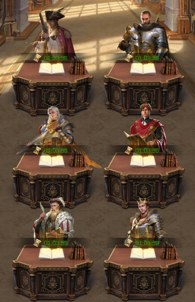 Spend Gold on increasing university slots in King's Choice