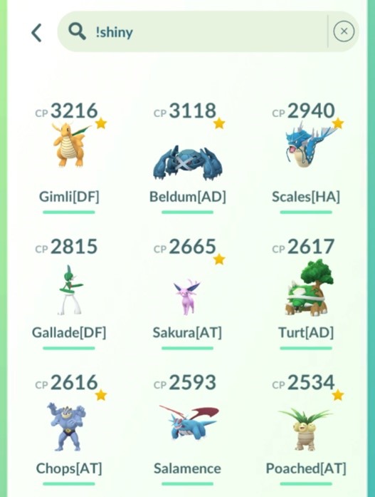 Pokemon Go Tips - Search Strings