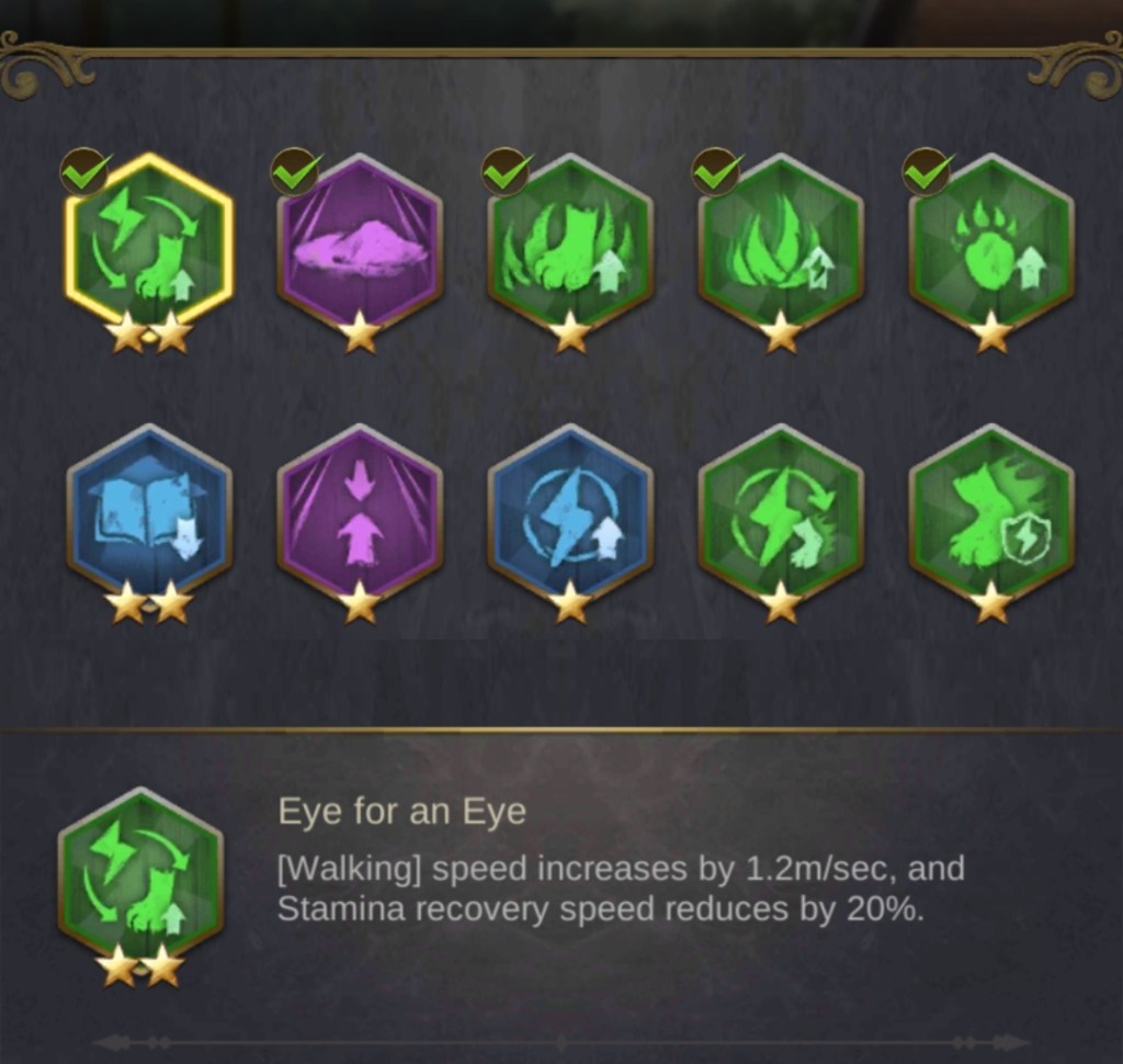 King's Choice Pet Race Skills