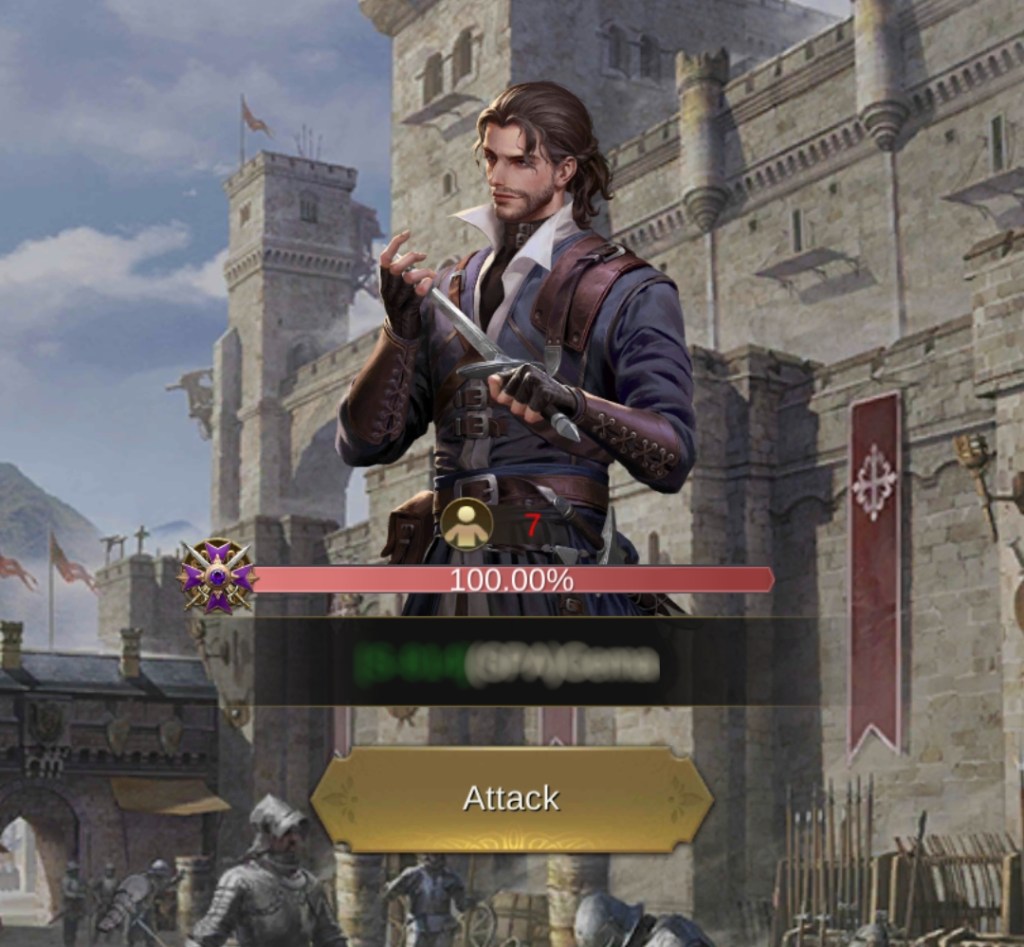 King's Choice War of the Lions Fortress War Stage - Attacking