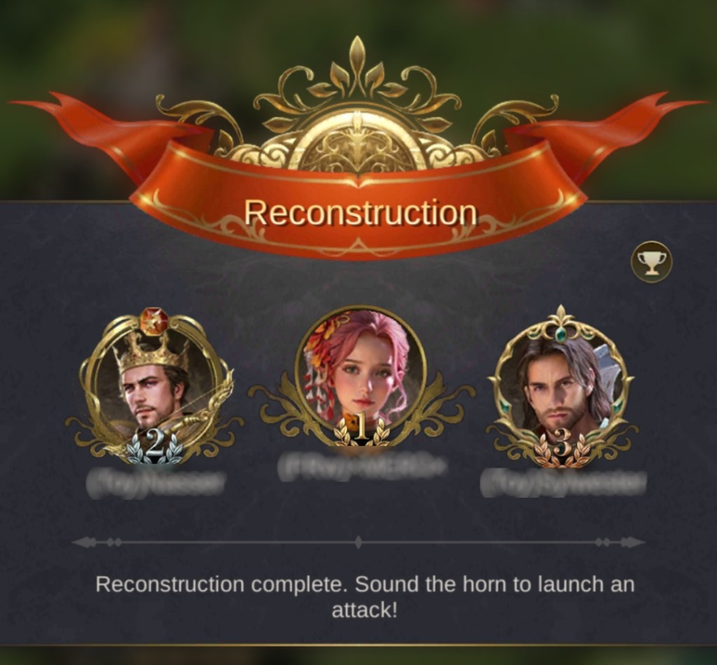 King's Choice War of the Lions Fortress War Stage - Reconstruction