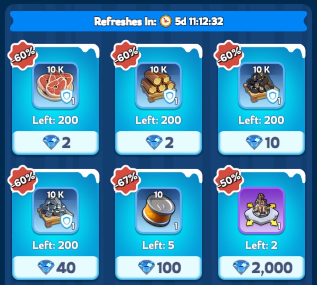 Whiteout Survival VIP Shop for Advanced Teleporter