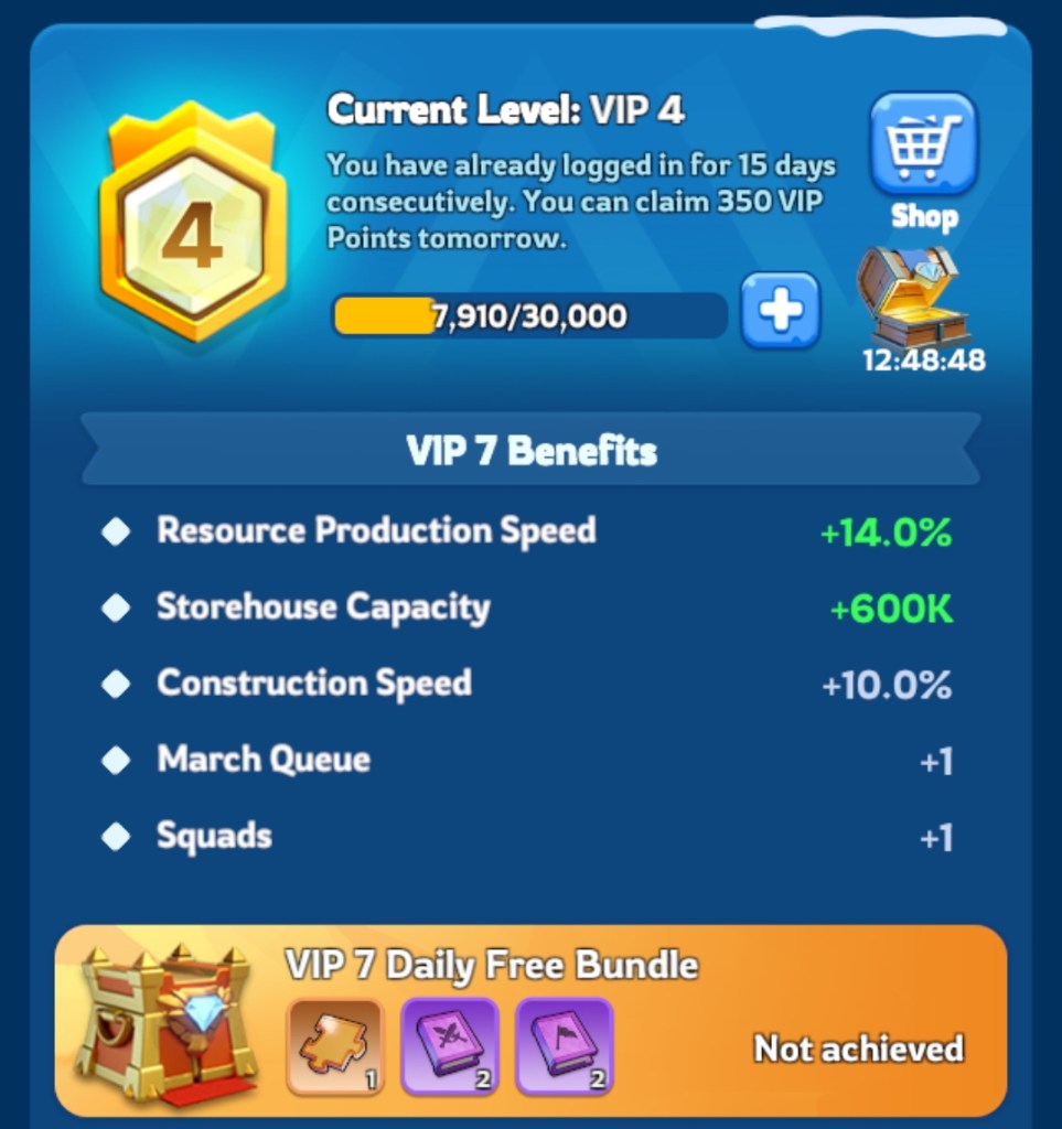 How to Increase Your VIP Level Fast in Whiteout Survival