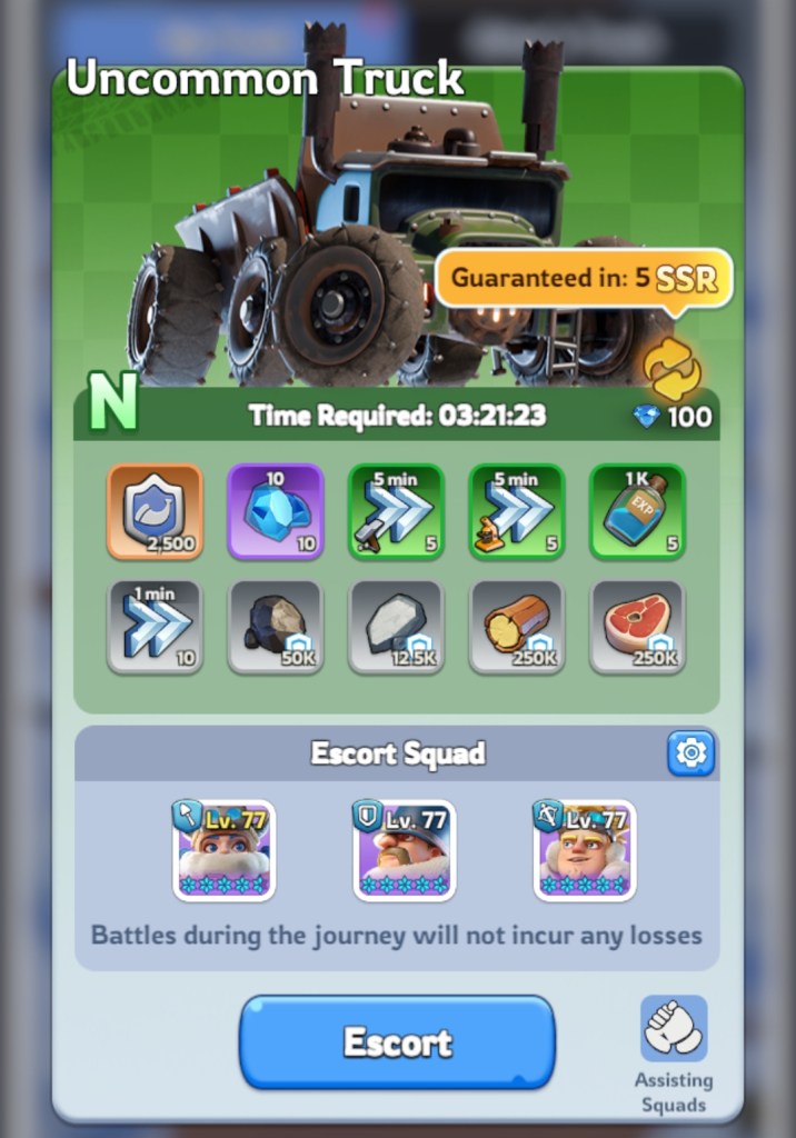 Whiteout Survival Tundra Trade Route Guide - Refresh Uncommon Truck